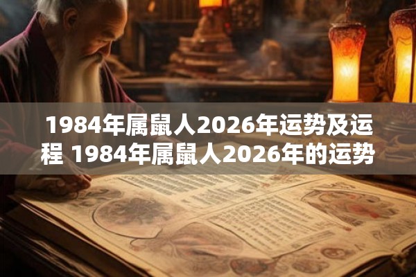 1984年属鼠人2026年运势及运程 1984年属鼠人2026年的运势和运程如何