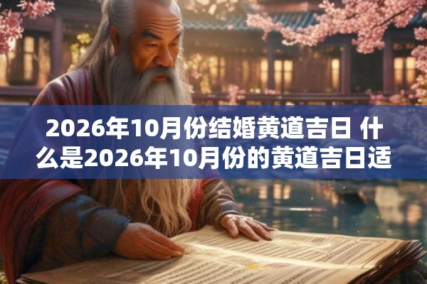 2026年10月份结婚黄道吉日 什么是2026年10月份的黄道吉日适合结婚吗