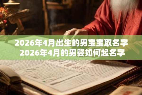 2026年4月出生的男宝宝取名字 2026年4月的男婴如何起名字