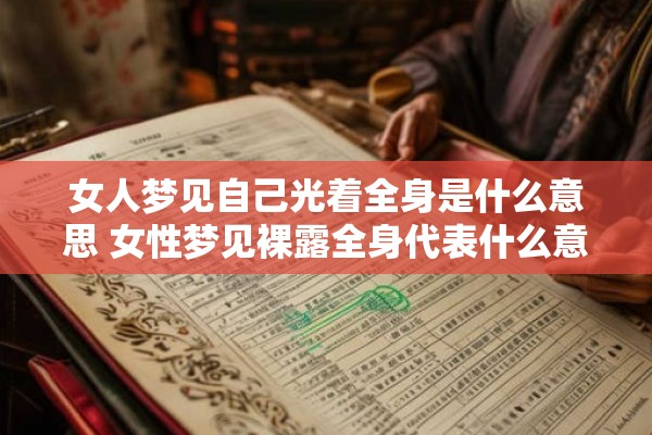 女人梦见自己光着全身是什么意思 女性梦见裸露全身代表什么意义 女人梦见自己光着全身是什么意思 女性梦见裸露全身代表什么意义