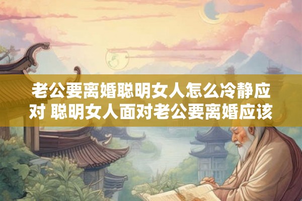 老公要离婚聪明女人怎么冷静应对 聪明女人面对老公要离婚应该如何冷静处理