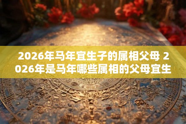 2026年马年宜生子的属相父母 2026年是马年哪些属相的父母宜生子