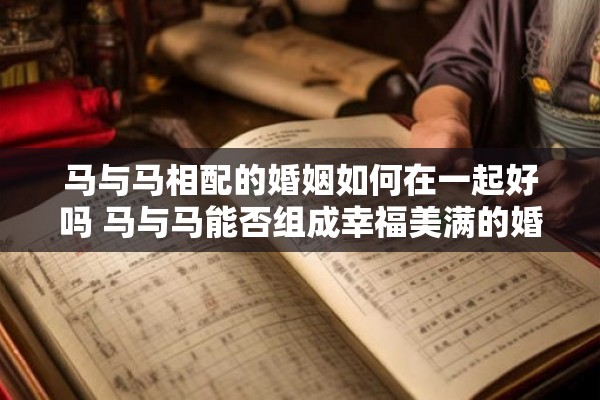马与马相配的婚姻如何在一起好吗 马与马能否组成幸福美满的婚姻关系