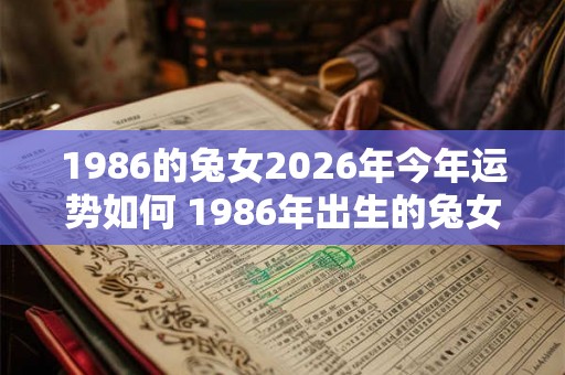 1986的兔女2026年今年运势如何 1986年出生的兔女2026年的运势如何 1986的兔女2026年今年运势如何 1986年出生的兔女2026年的运势如何