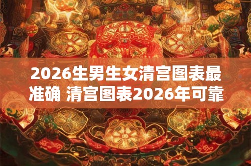 2026生男生女清宫图表最准确 清宫图表2026年可靠预测宝宝性别谁能提供最精准信息 2026生男生女清宫图表最准确 清宫图表2026年可靠预测宝宝性别谁能提供最精准信息