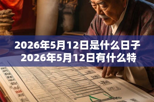 2026年5月12日是什么日子 2026年5月12日有什么特别的意义或纪念日 2026年5月12日是什么日子 2026年5月12日有什么特别的意义或纪念日