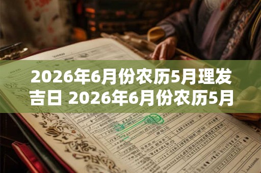 2026年6月份农历5月理发吉日 2026年6月份农历5月理发哪一天最吉利