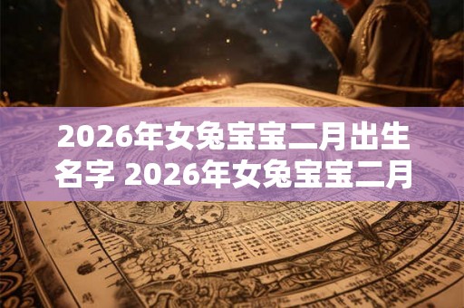2026年女兔宝宝二月出生名字 2026年女兔宝宝二月出生她的名字是什么 2026年女兔宝宝二月出生名字 2026年女兔宝宝二月出生她的名字是什么