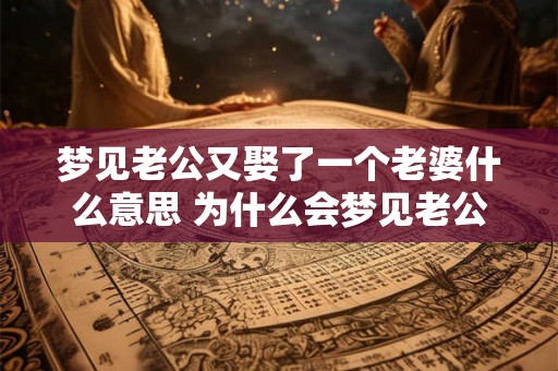 梦见老公又娶了一个老婆什么意思 为什么会梦见老公又娶了一个老婆