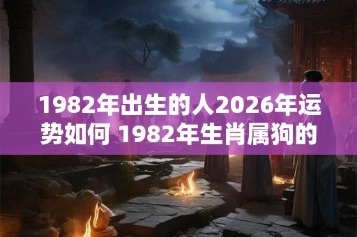 1982年出生的人2026年运势如何 1982年生肖属狗的人在2026年运势如何