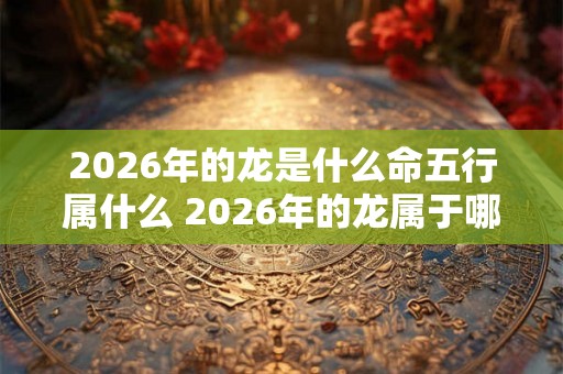 2026年的龙是什么命五行属什么 2026年的龙属于哪个生肖其五行属于什么