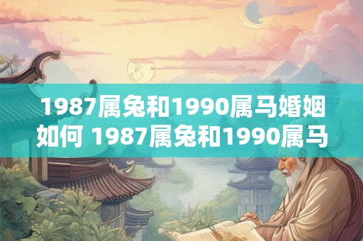 1987属兔和1990属马婚姻如何 1987属兔和1990属马的婚姻配对是否合适