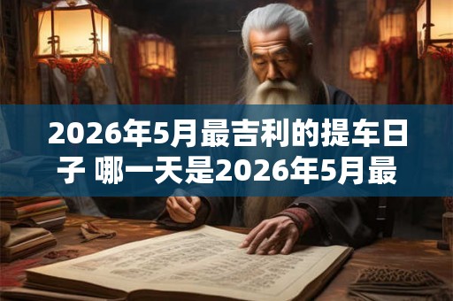 2026年5月最吉利的提车日子 哪一天是2026年5月最吉利的提车日