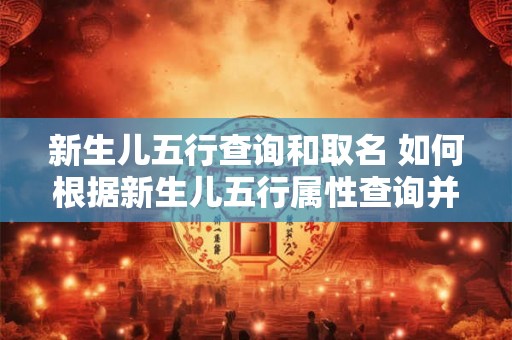 新生儿五行查询和取名 如何根据新生儿五行属性查询并给宝宝取名