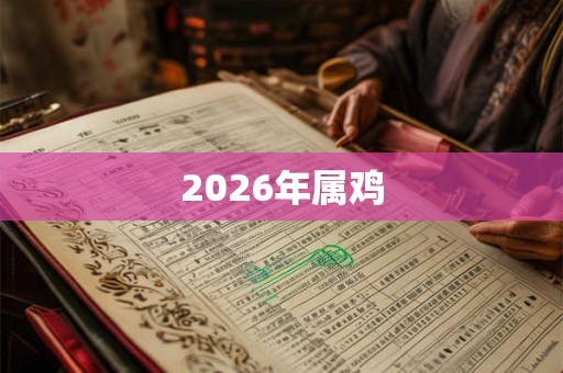 2026年属鸡