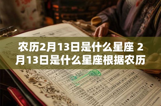农历2月13日是什么星座 2月13日是什么星座根据农历计算