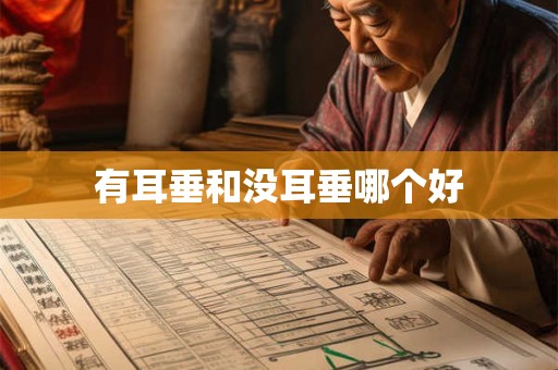 有耳垂和没耳垂哪个好