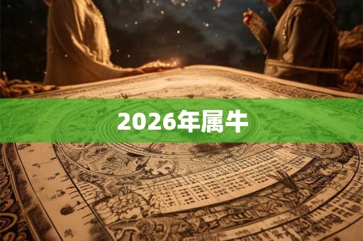 2026年属牛