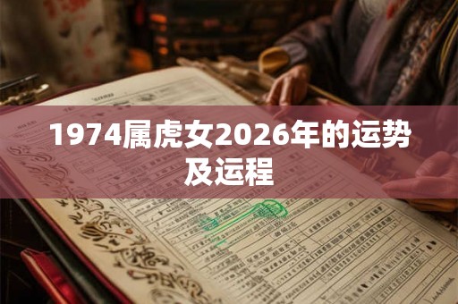 1974属虎女2026年的运势及运程