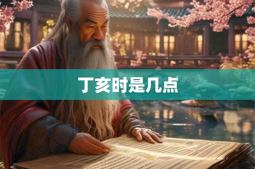 丁亥时是几点 丁亥时是几点