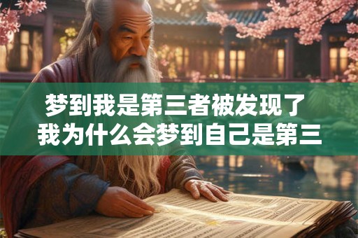 梦到我是第三者被发现了 我为什么会梦到自己是第三者被发现了 梦到我是第三者被发现了 我为什么会梦到自己是第三者被发现了