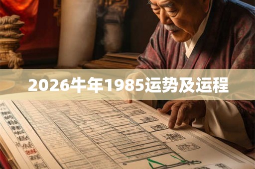 2026牛年1985运势及运程 2026牛年1985运势及运程