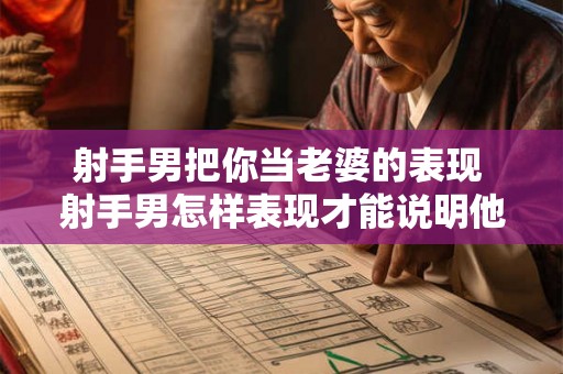 射手男把你当老婆的表现 射手男怎样表现才能说明他把你当做他的老婆