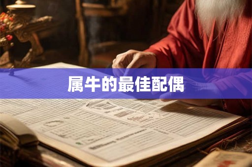 属牛的最佳配偶