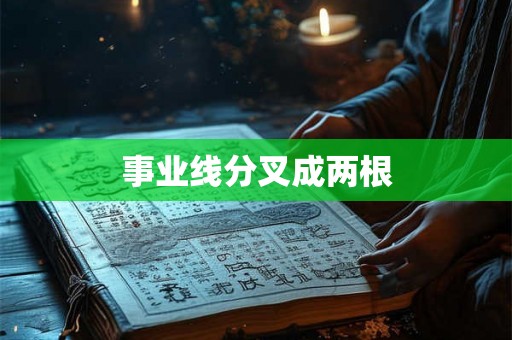 事业线分叉成两根