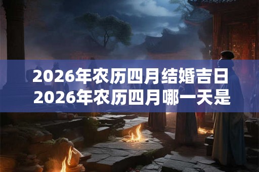 2026年农历四月结婚吉日 2026年农历四月哪一天是结婚吉日