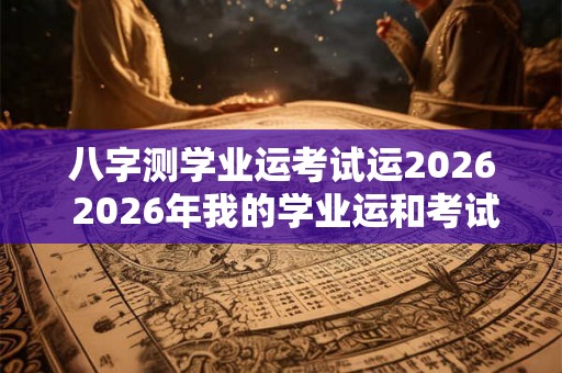 八字测学业运考试运2026 2026年我的学业运和考试运势如何