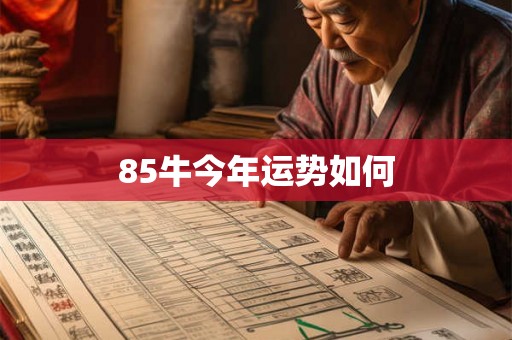 85牛今年运势如何