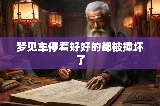 梦见车停着好好的都被撞坏了