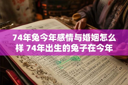 74年兔今年感情与婚姻怎么样 74年出生的兔子在今年的感情和婚姻方面会有什么变化或表现 74年兔今年感情与婚姻怎么样 74年出生的兔子在今年的感情和婚姻方面会有什么变化或表现