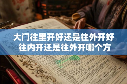 大门往里开好还是往外开好 往内开还是往外开哪个方向更好