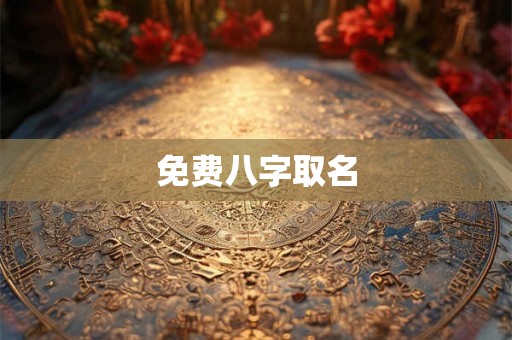 免费八字取名