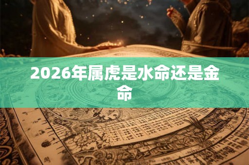 2026年属虎是水命还是金命