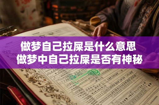 做梦自己拉屎是什么意思 做梦中自己拉屎是否有神秘的象征意义