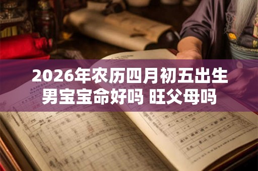 2026年农历四月初五出生男宝宝命好吗 旺父母吗