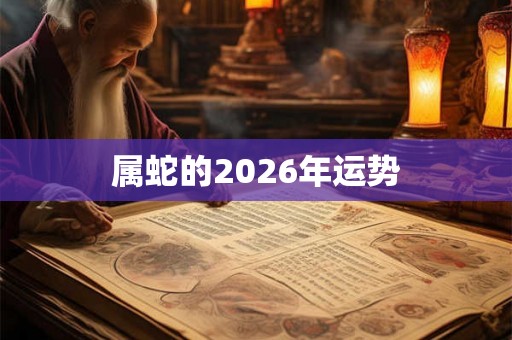 属蛇的2026年运势 属蛇的2026年运势