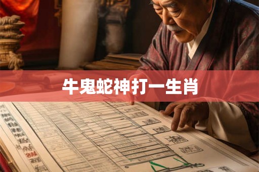 牛鬼蛇神打一生肖 牛鬼蛇神打一生肖