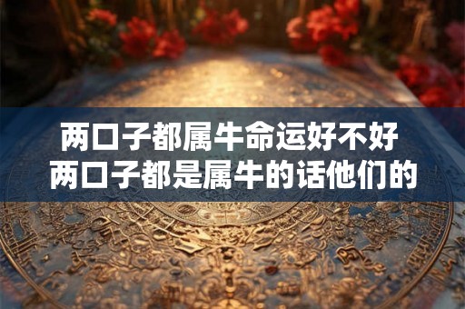 两口子都属牛命运好不好 两口子都是属牛的话他们的命运会不会好呢