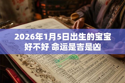 2026年1月5日出生的宝宝好不好 命运是吉是凶