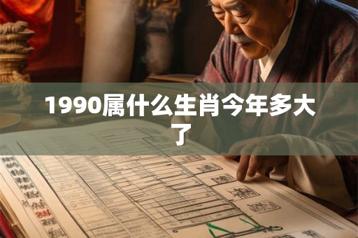 1990属什么生肖今年多大了