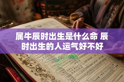 属牛辰时出生是什么命 辰时出生的人运气好不好