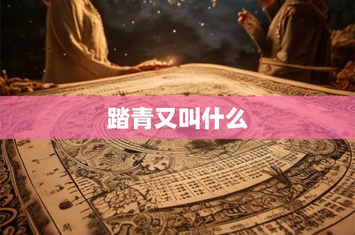 踏青又叫什么