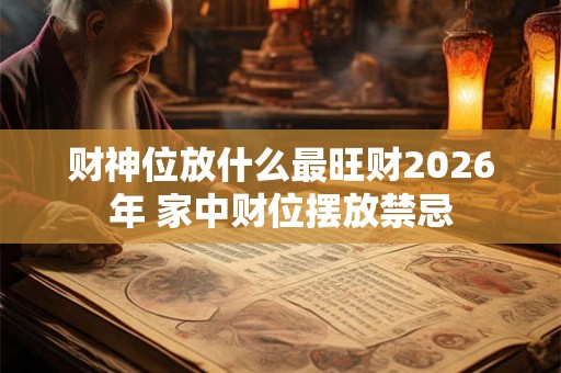 财神位放什么最旺财2026年 家中财位摆放禁忌 财神位放什么最旺财2026年 家中财位摆放禁忌