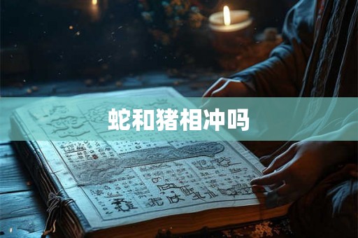 蛇和猪相冲吗