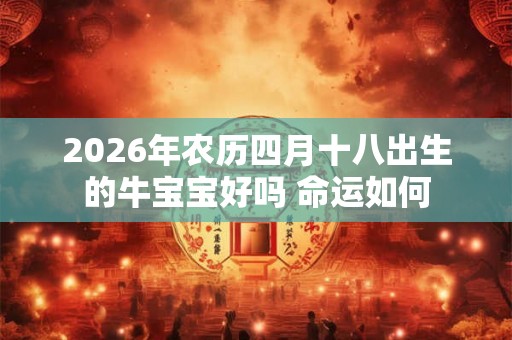 2026年农历四月十八出生的牛宝宝好吗 命运如何 2026年农历四月十八出生的牛宝宝好吗 命运如何