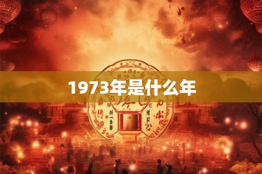 1973年是什么年